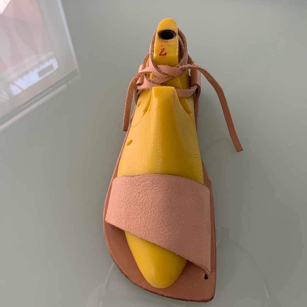 Handmade leather sandals